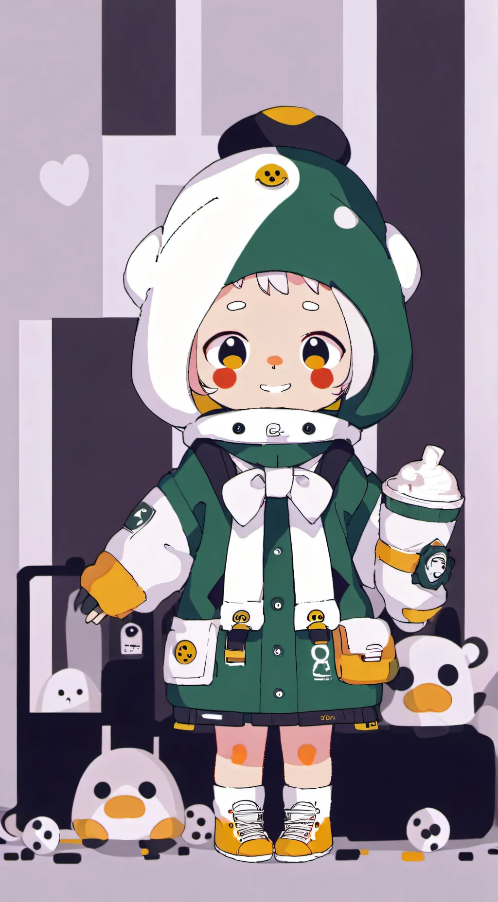 ai character: MHA :D  background
