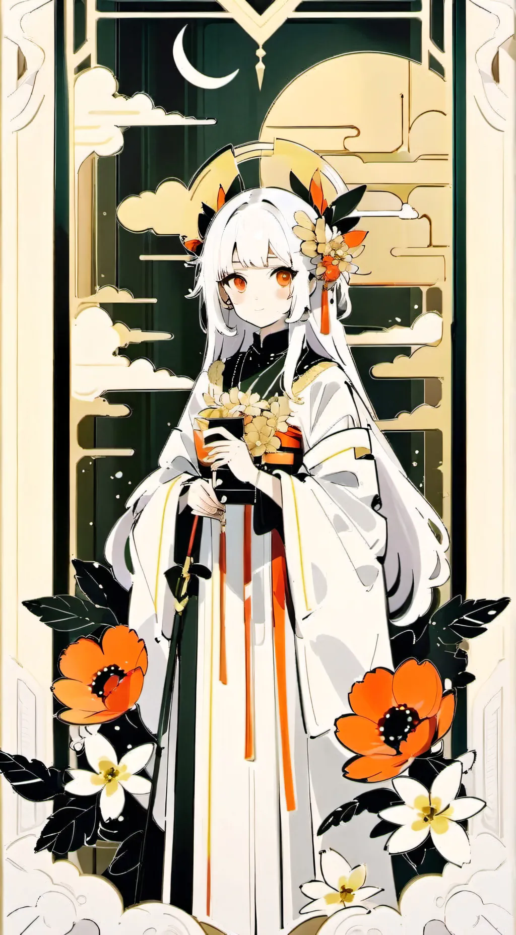 ai character: Dafne  background