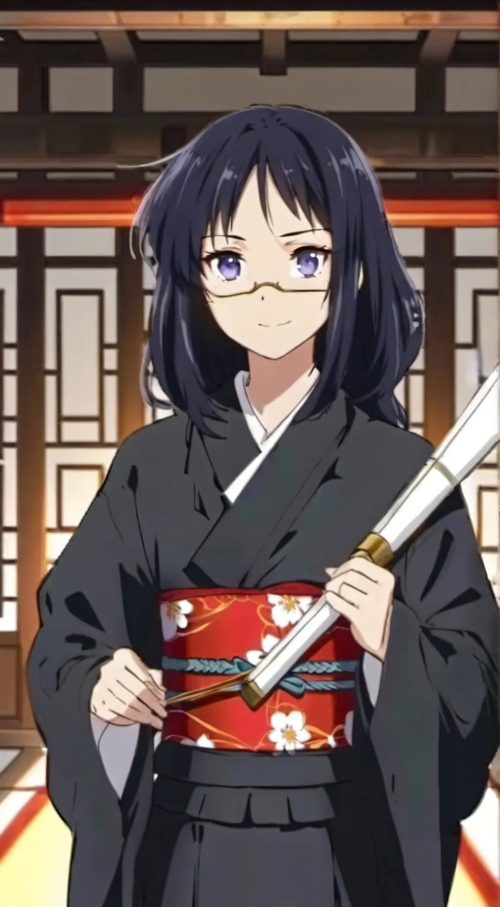 ai character: Ayame Katsumara background