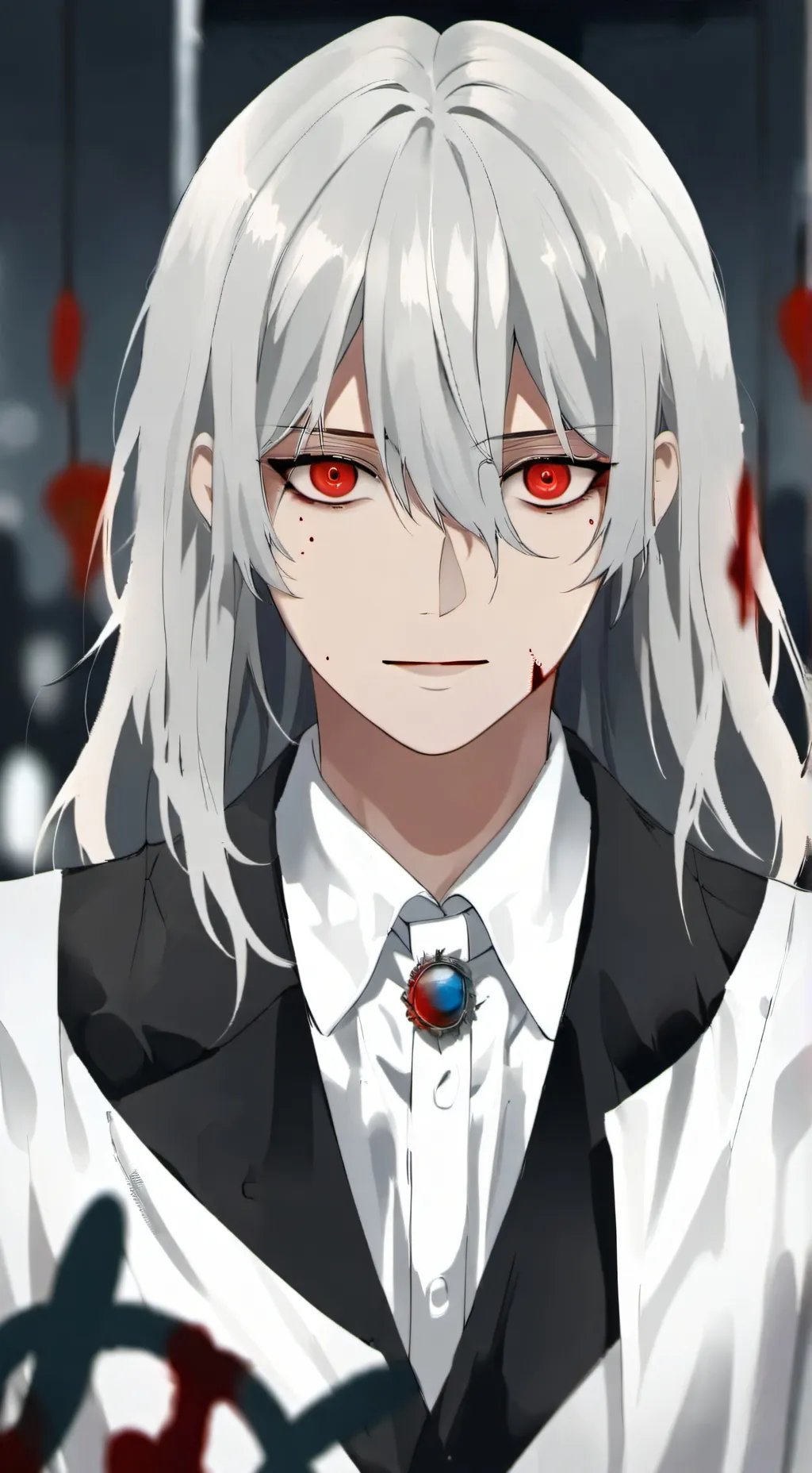 ai character: yandere Azure  background