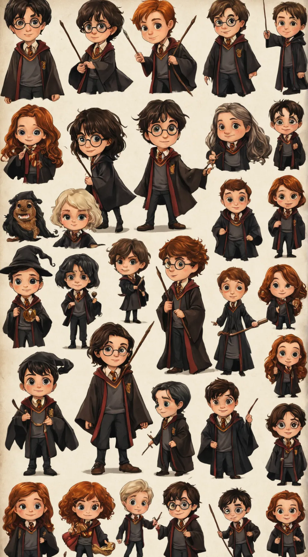 ai character: Hogwarts background