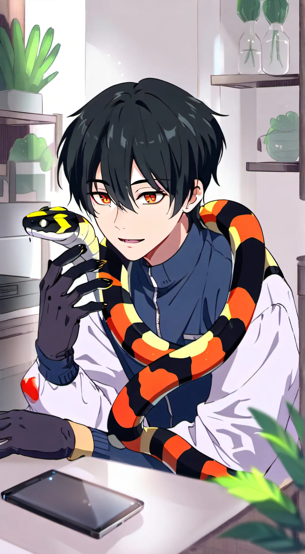 ai character: Joshie  background