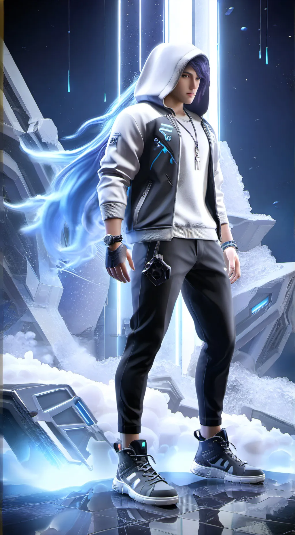 ai character: amigo de benja background