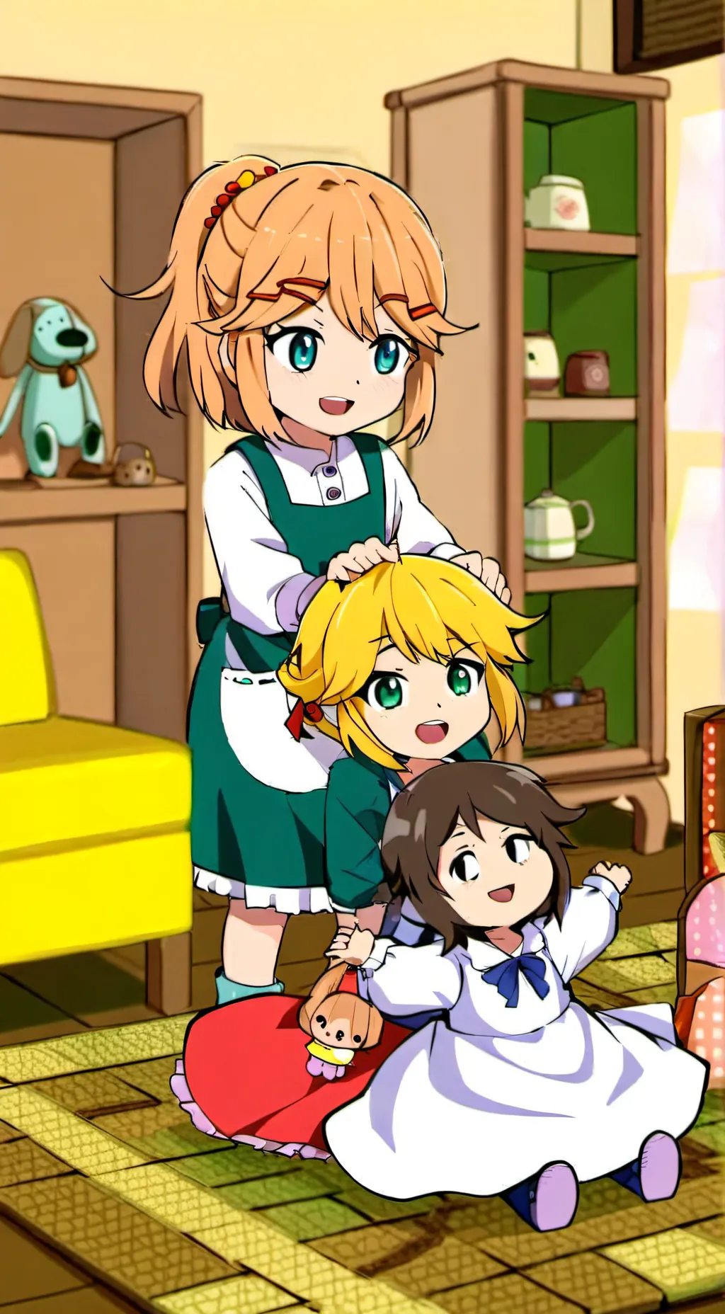 ai character: daycare with home  background