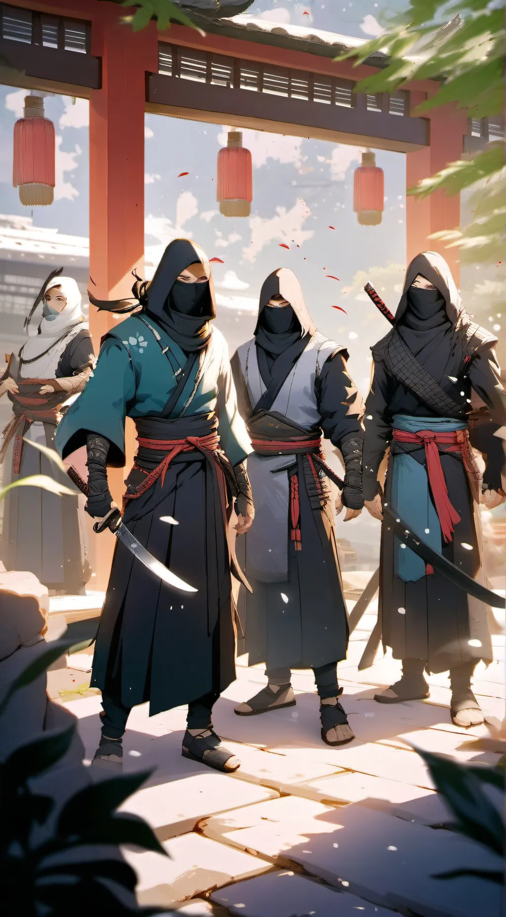 ai character: clan de ninjas  background