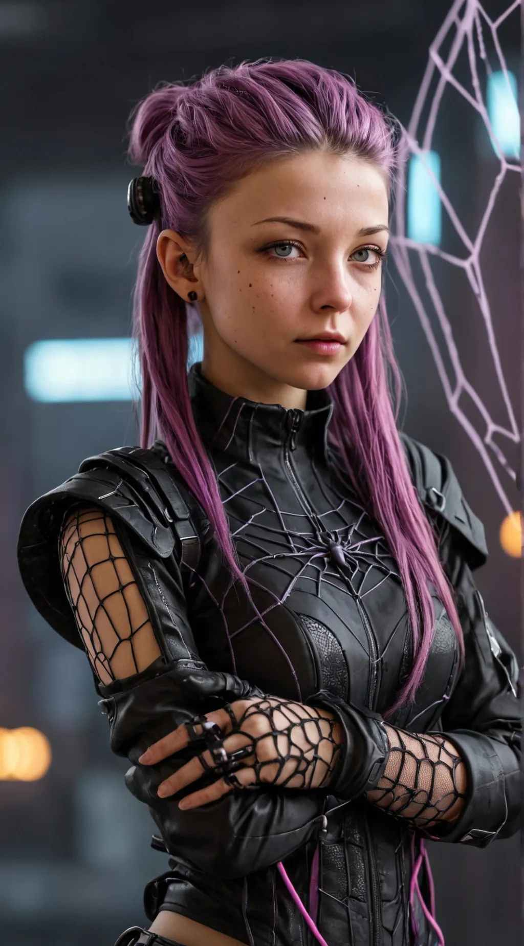 ai character: Gwen  background