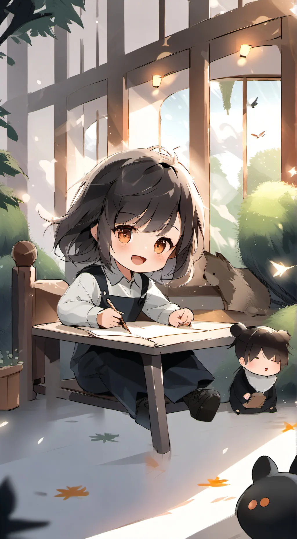 ai character: Knight nursery background