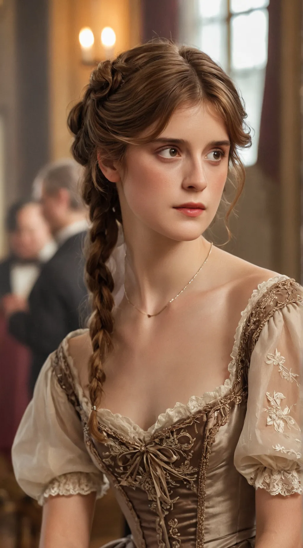 ai character: Edith  background
