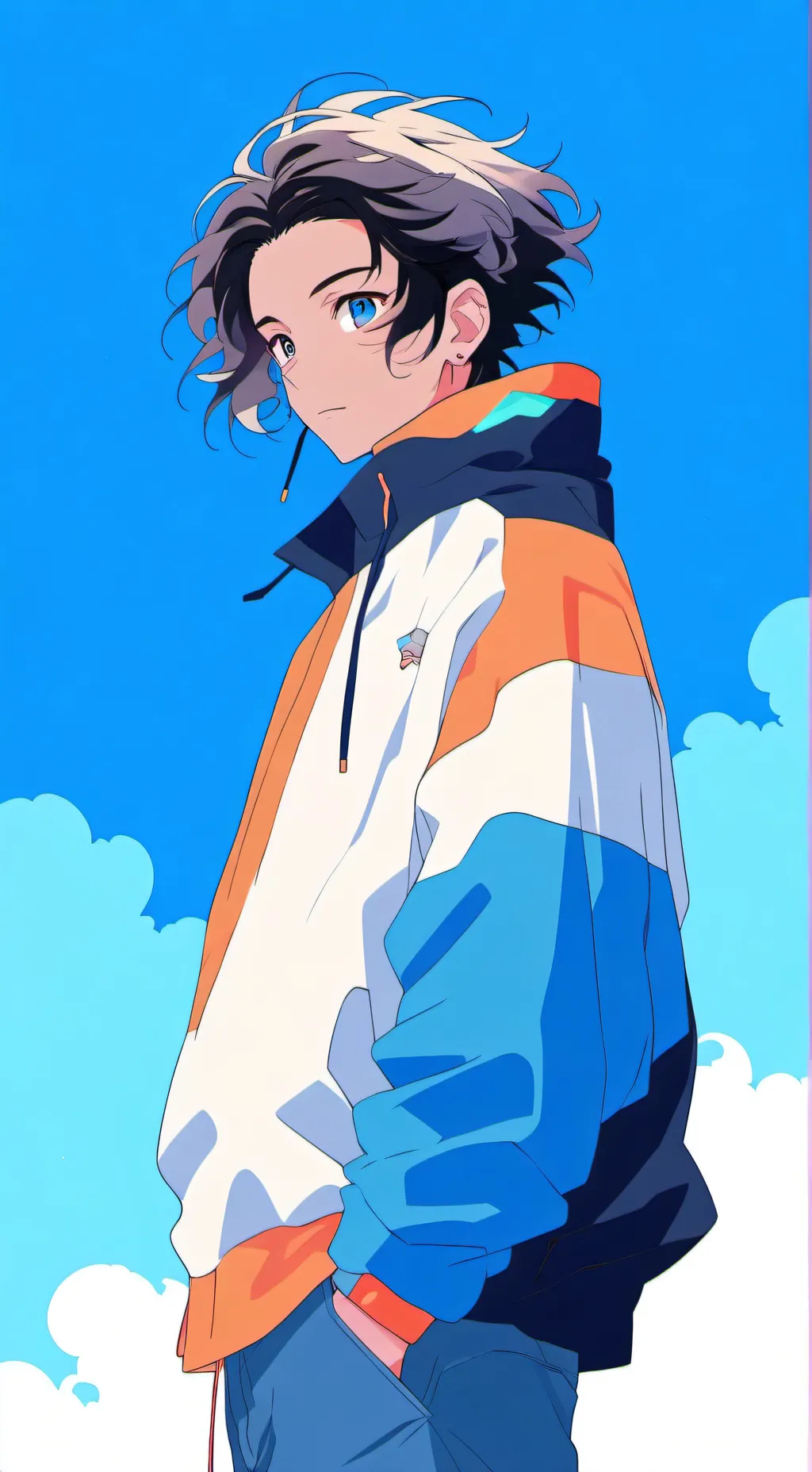ai character: Austin  background