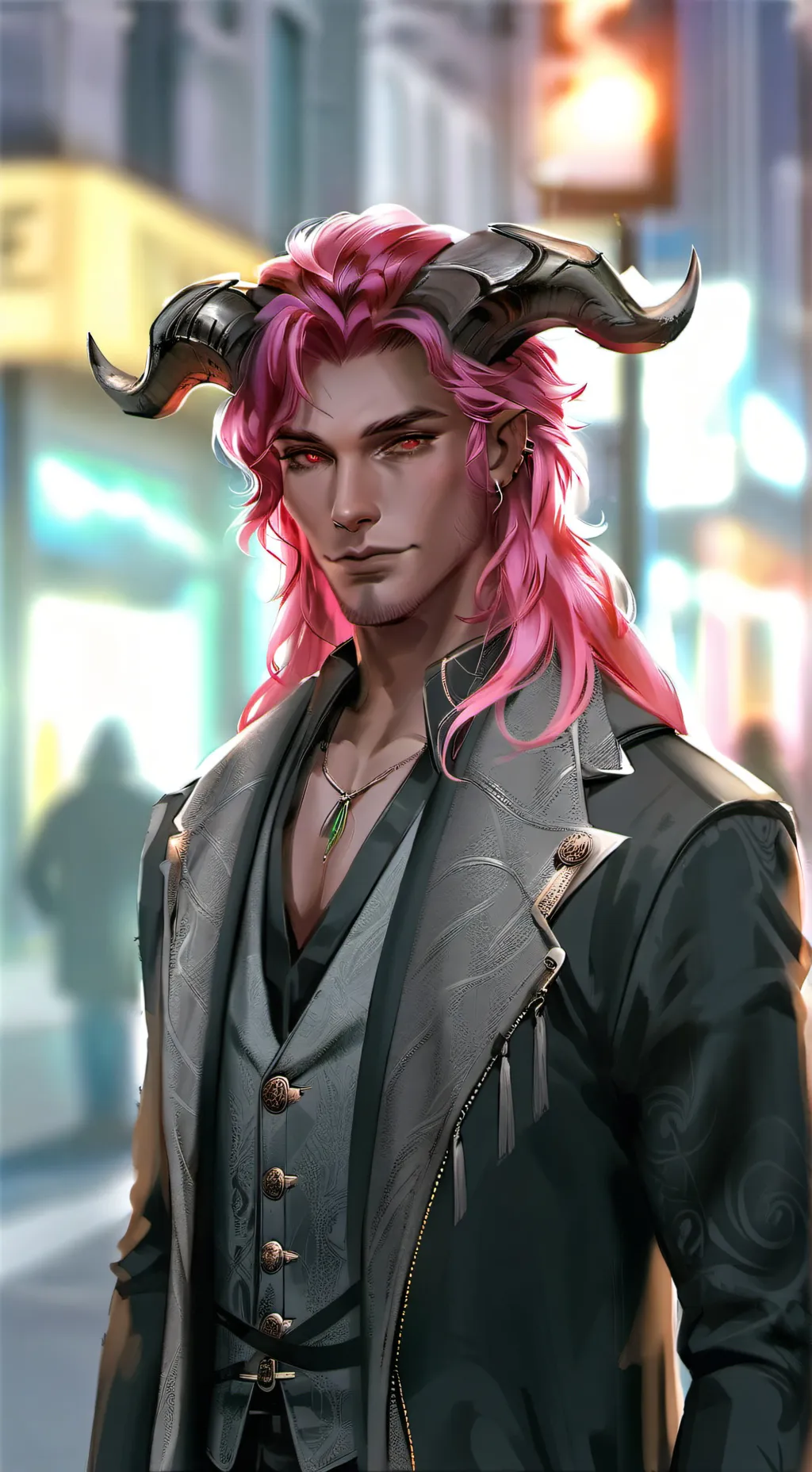 ai character: Desmond Trayhan background