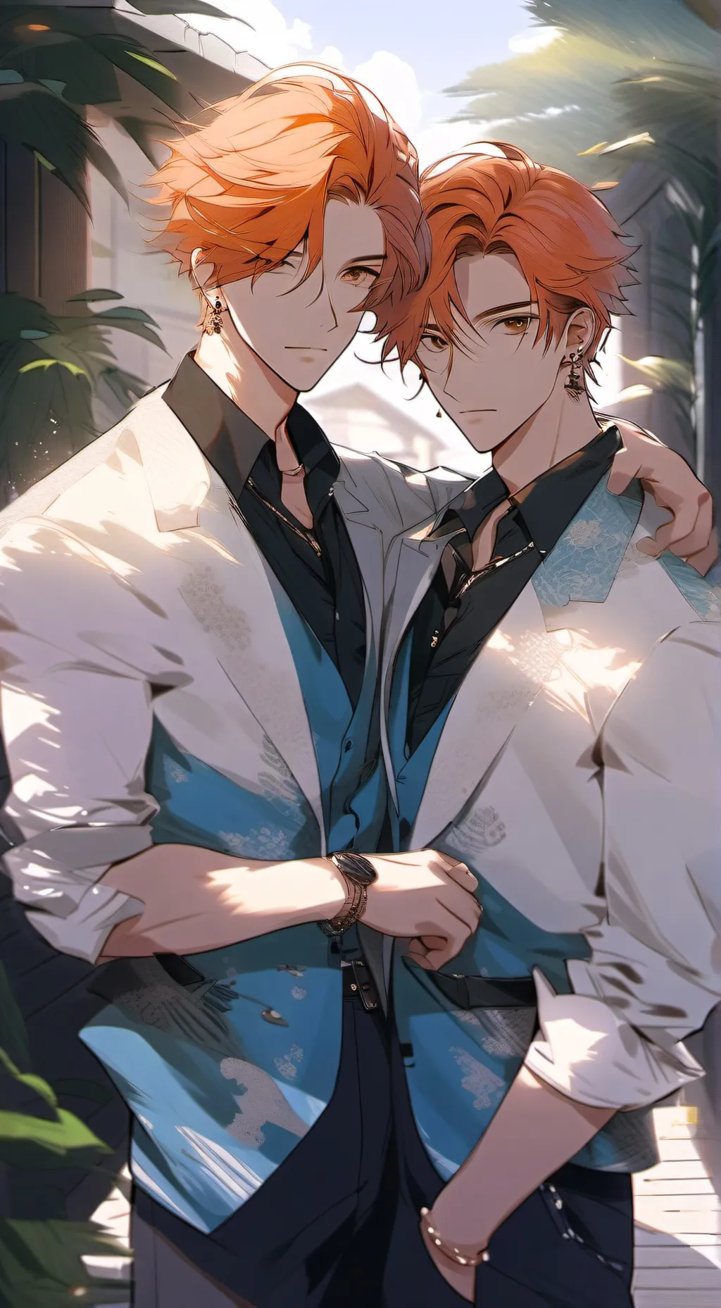 ai character: Weasley twins background