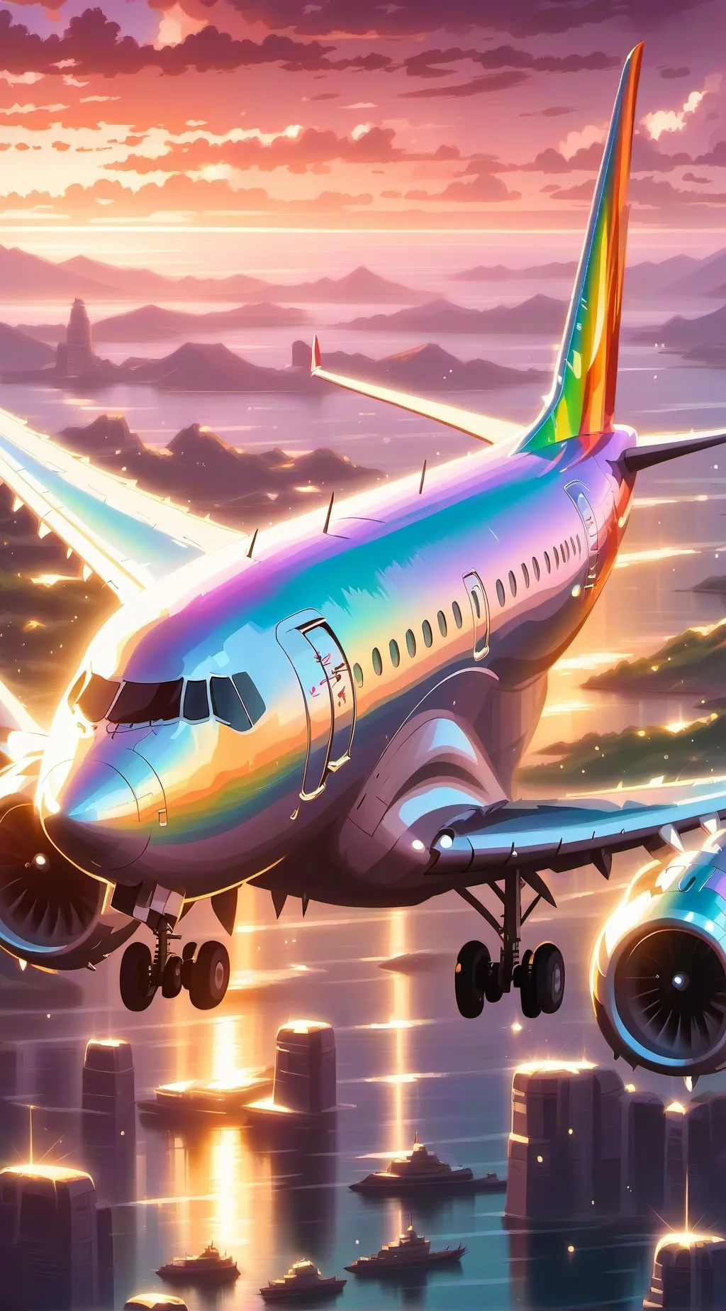ai character: b727 x a340 background