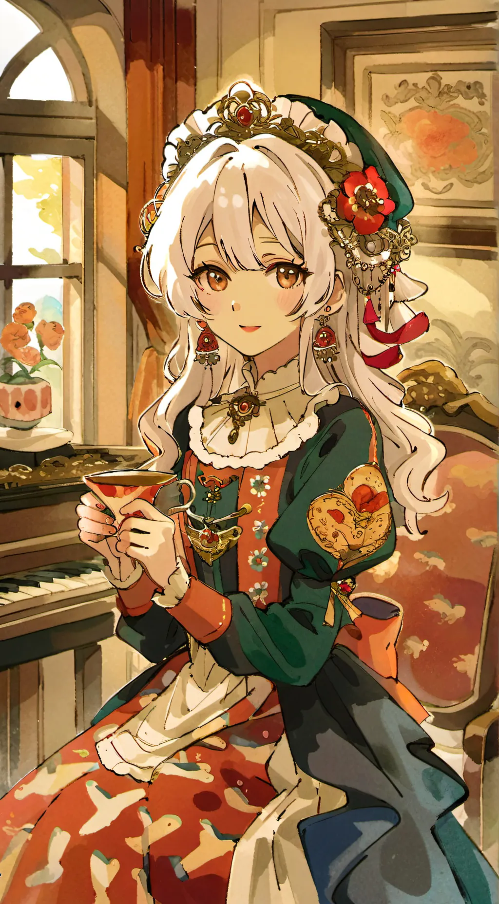 ai character: sister  background