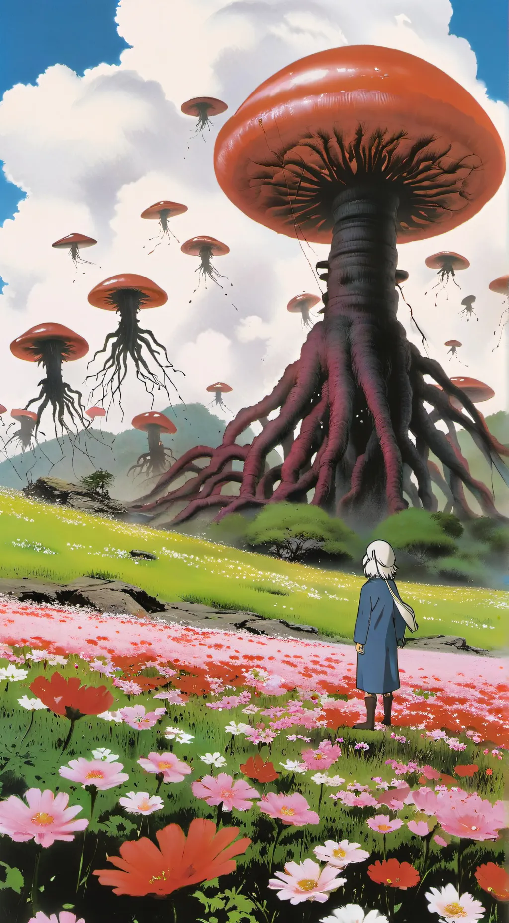 ai character: police Alien background