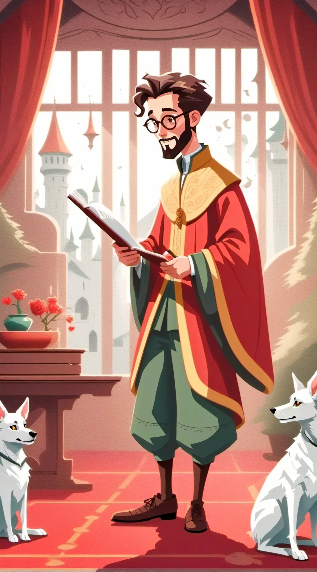 ai character: jhonn doe  background