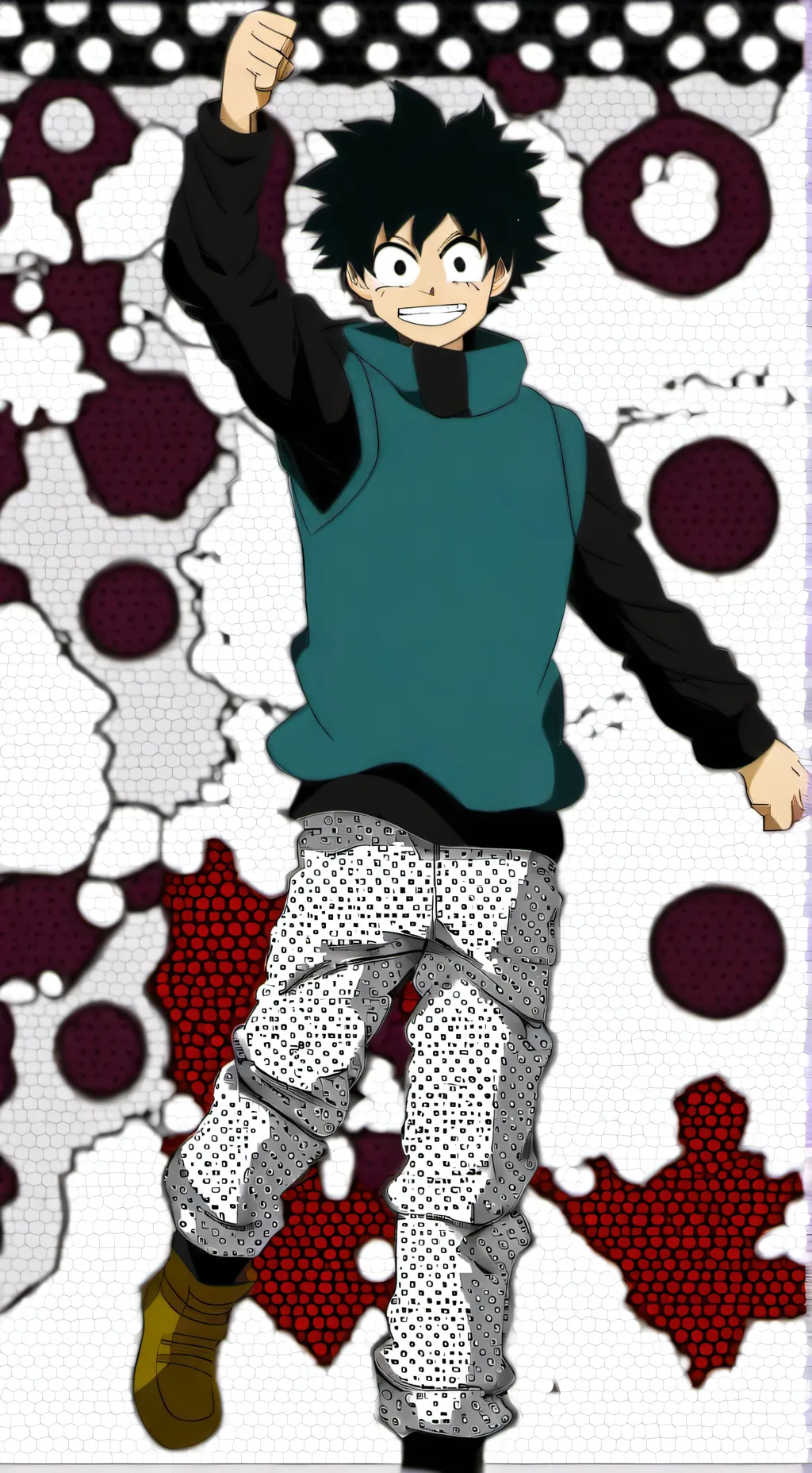 ai character: deku background