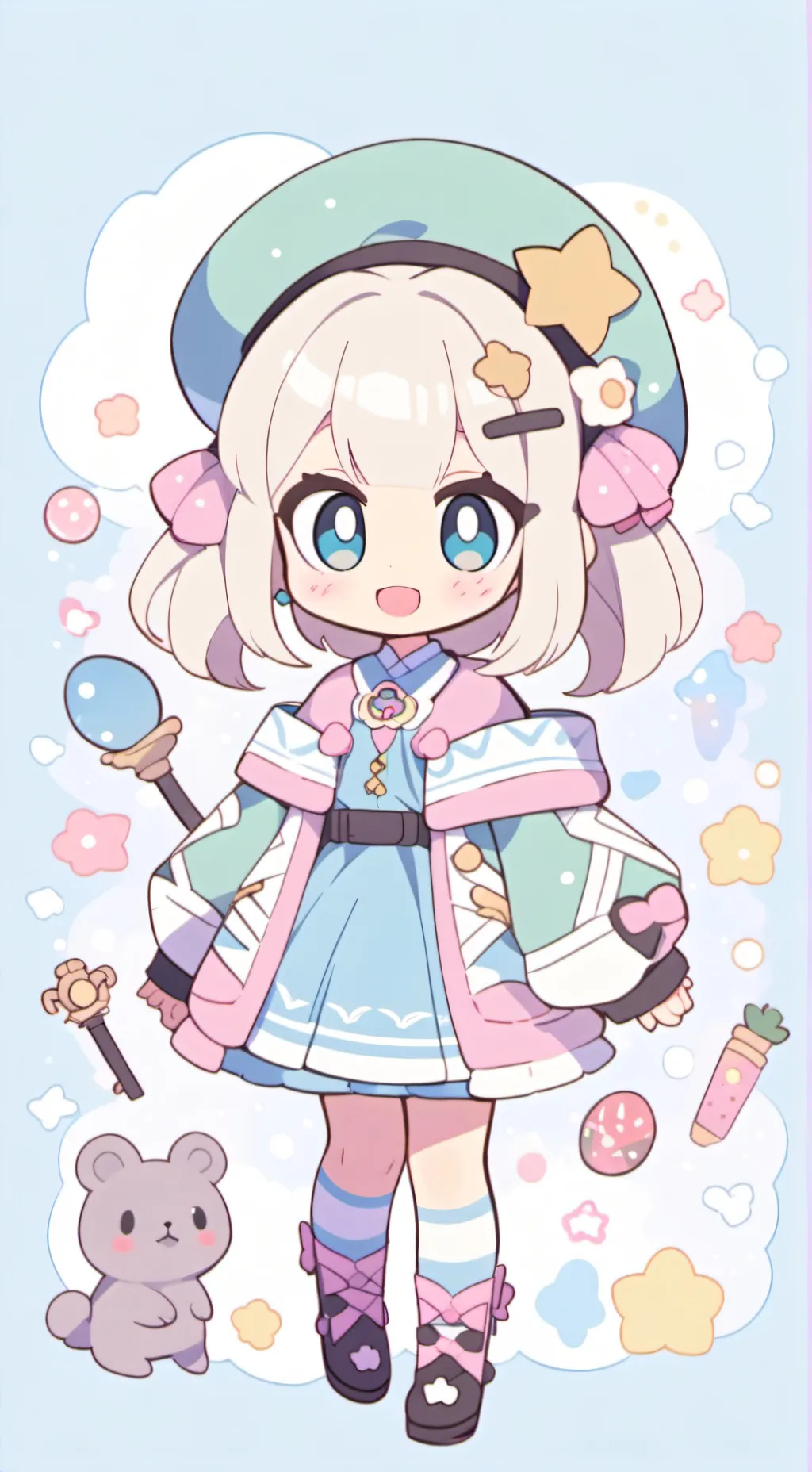 ai character: Lulu💖💗💗💖💖💖💕💕 background