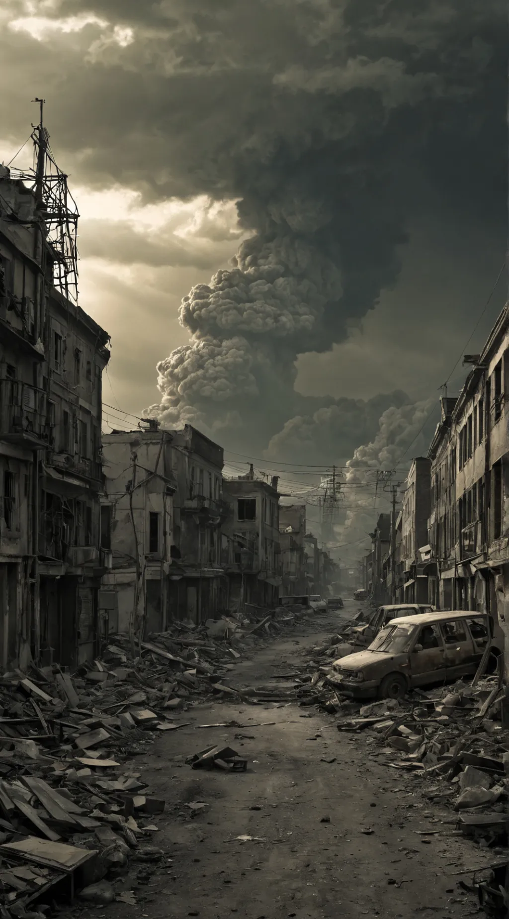 ai character: zombie apocalypse background