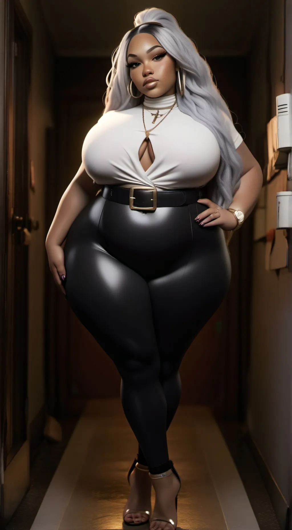 ai character: Melanie Cruźe background