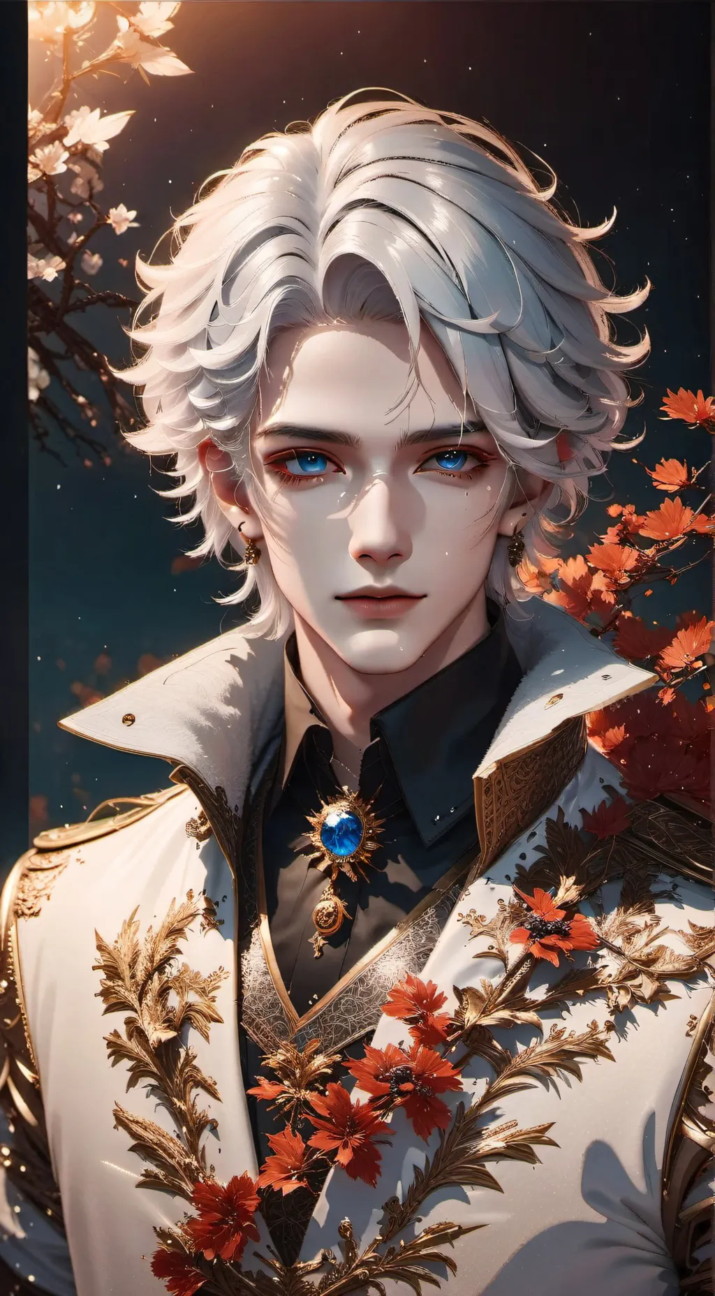 ai character: hall background
