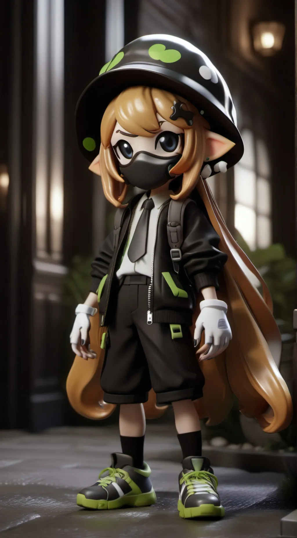 ai character: (Splatoon)  background