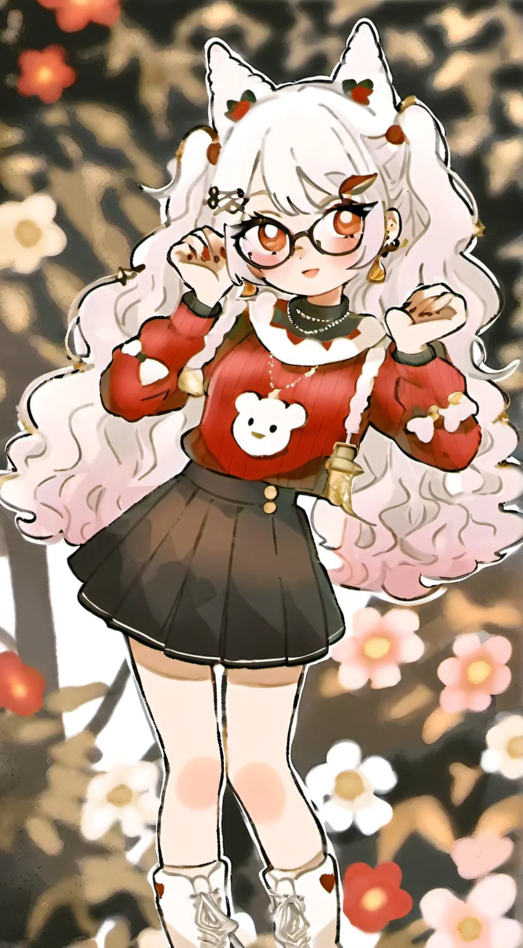 ai character: Luna x you background