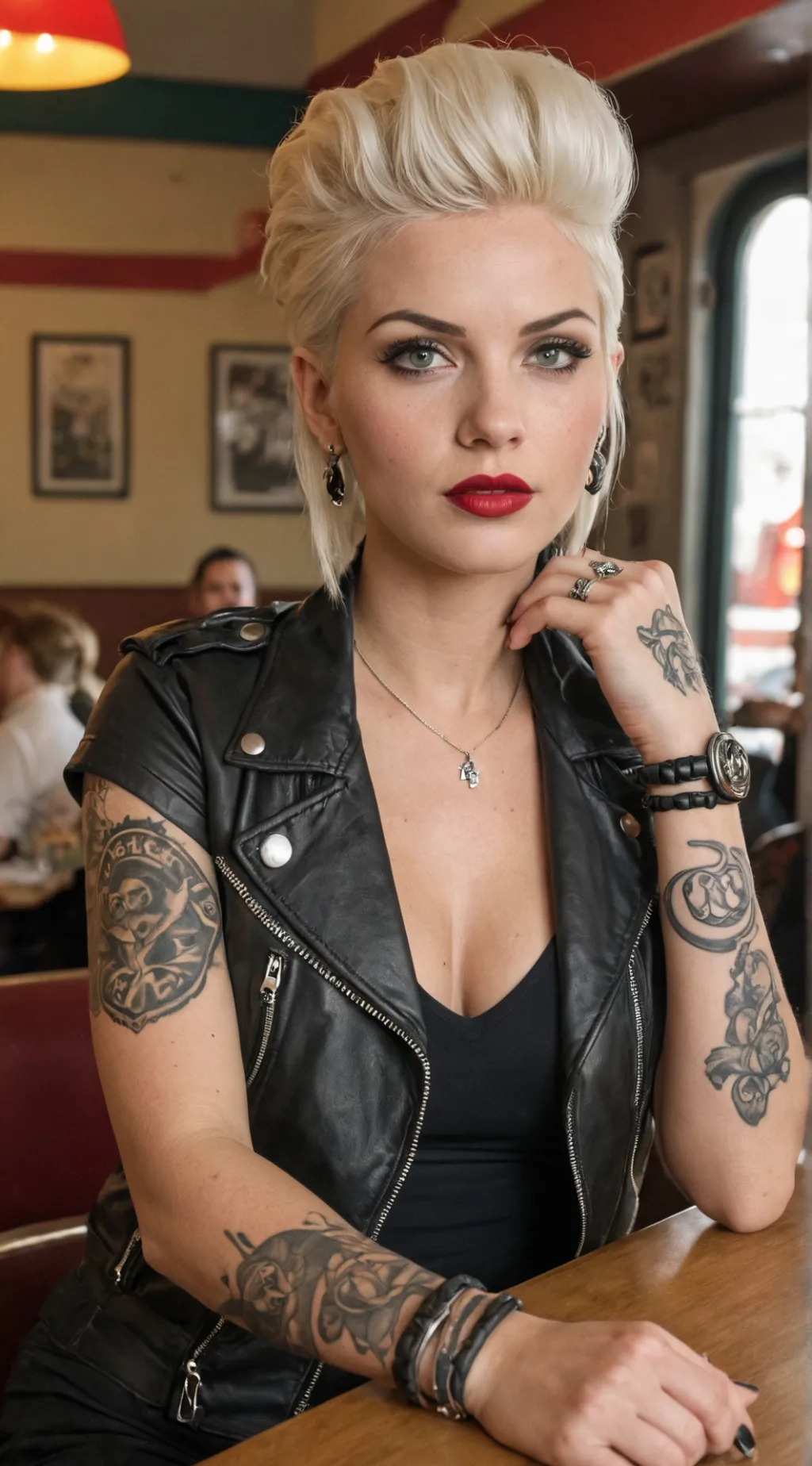 ai character: Rose Thorne  background
