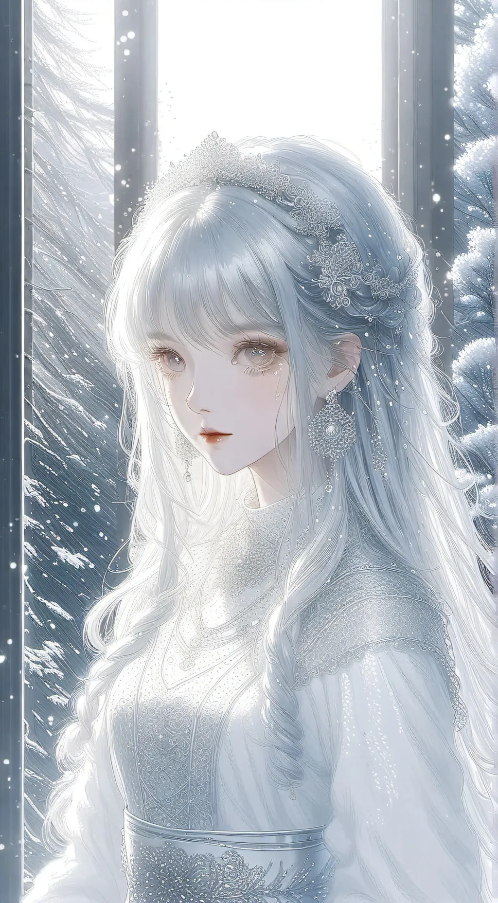 ai character: ❄️°Arella°❄️ background
