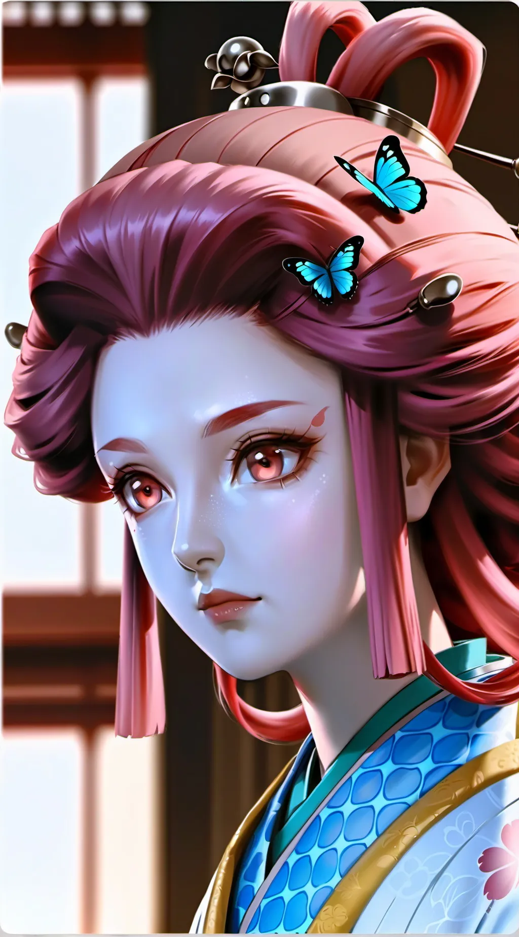 ai character: Shinobu Kocho background