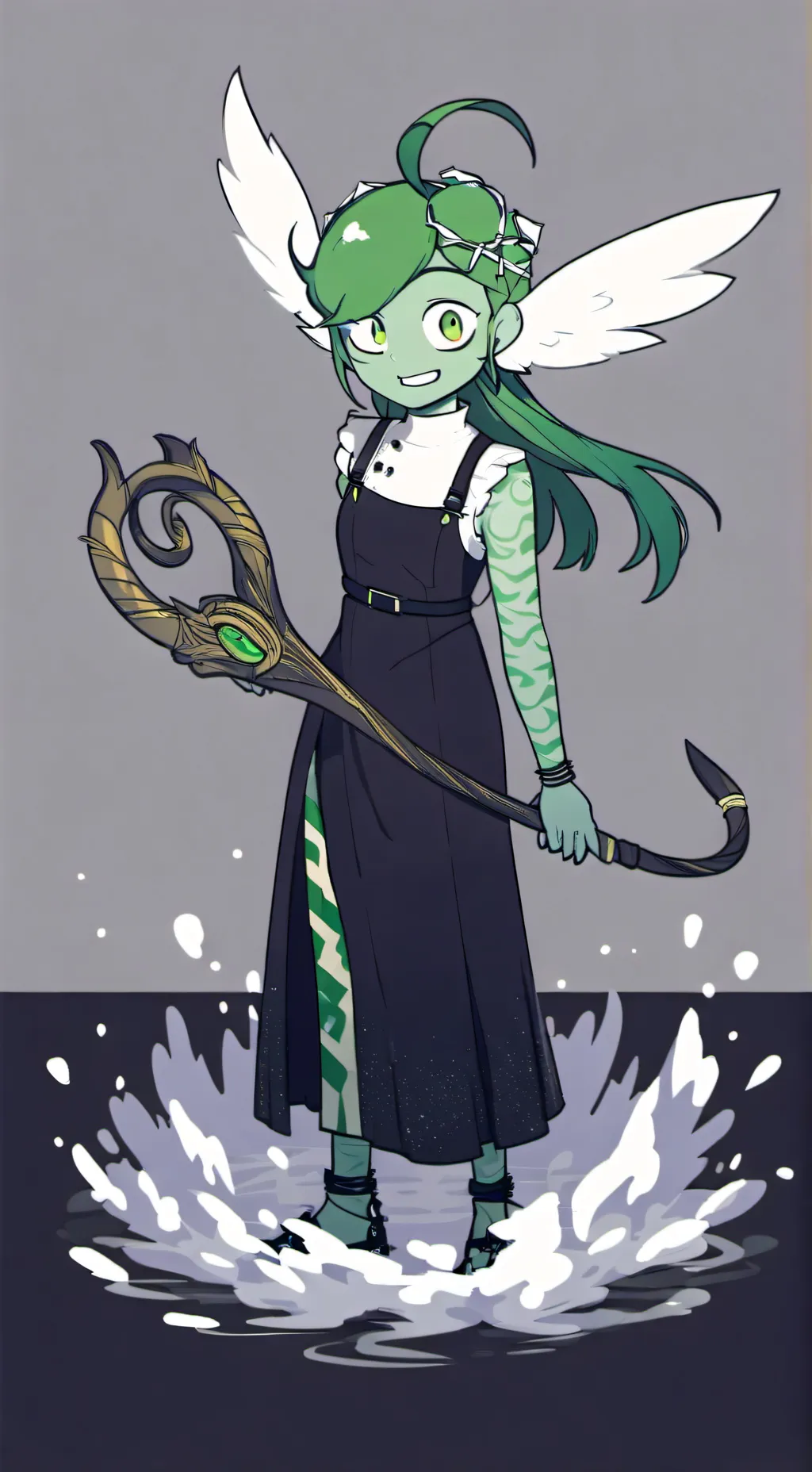 ai character: two background