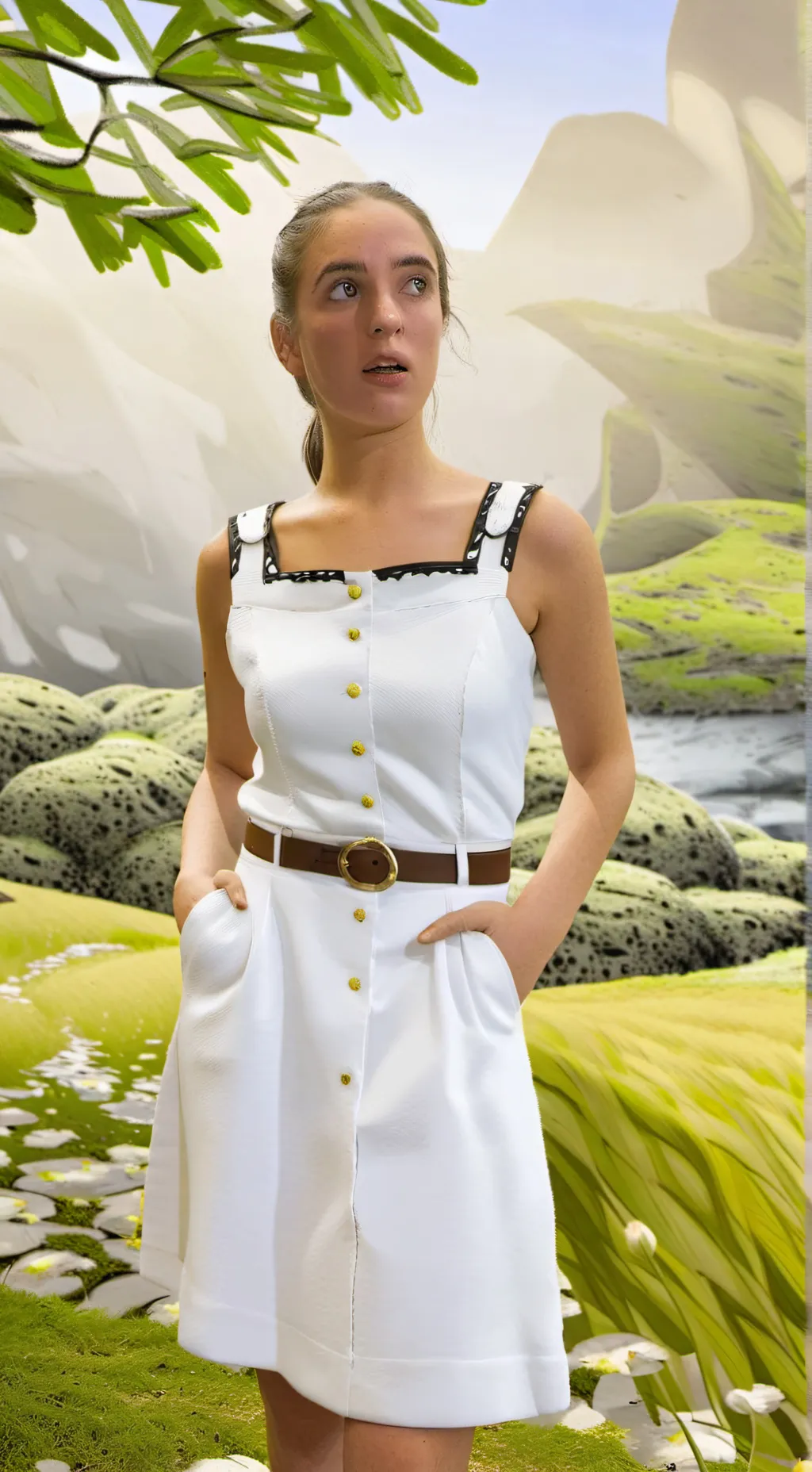 ai character: fidanzata background