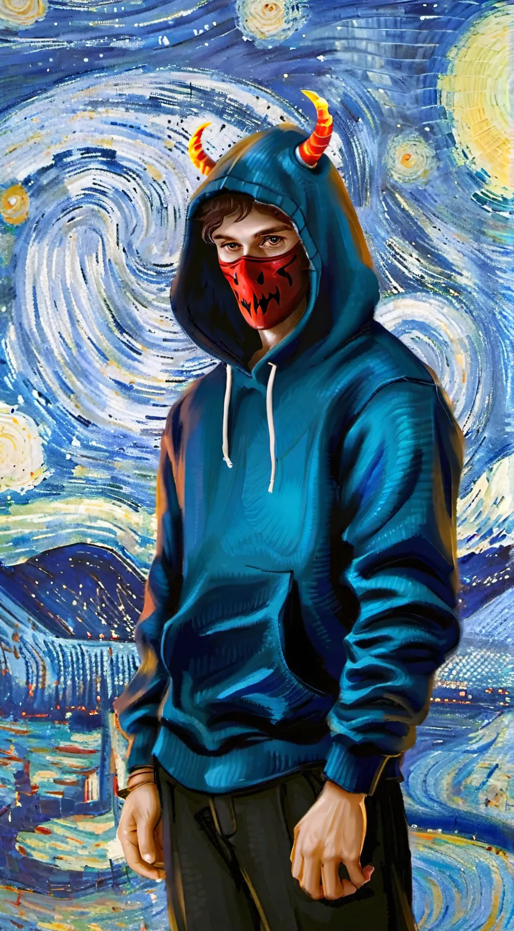 ai character: xdemon! background