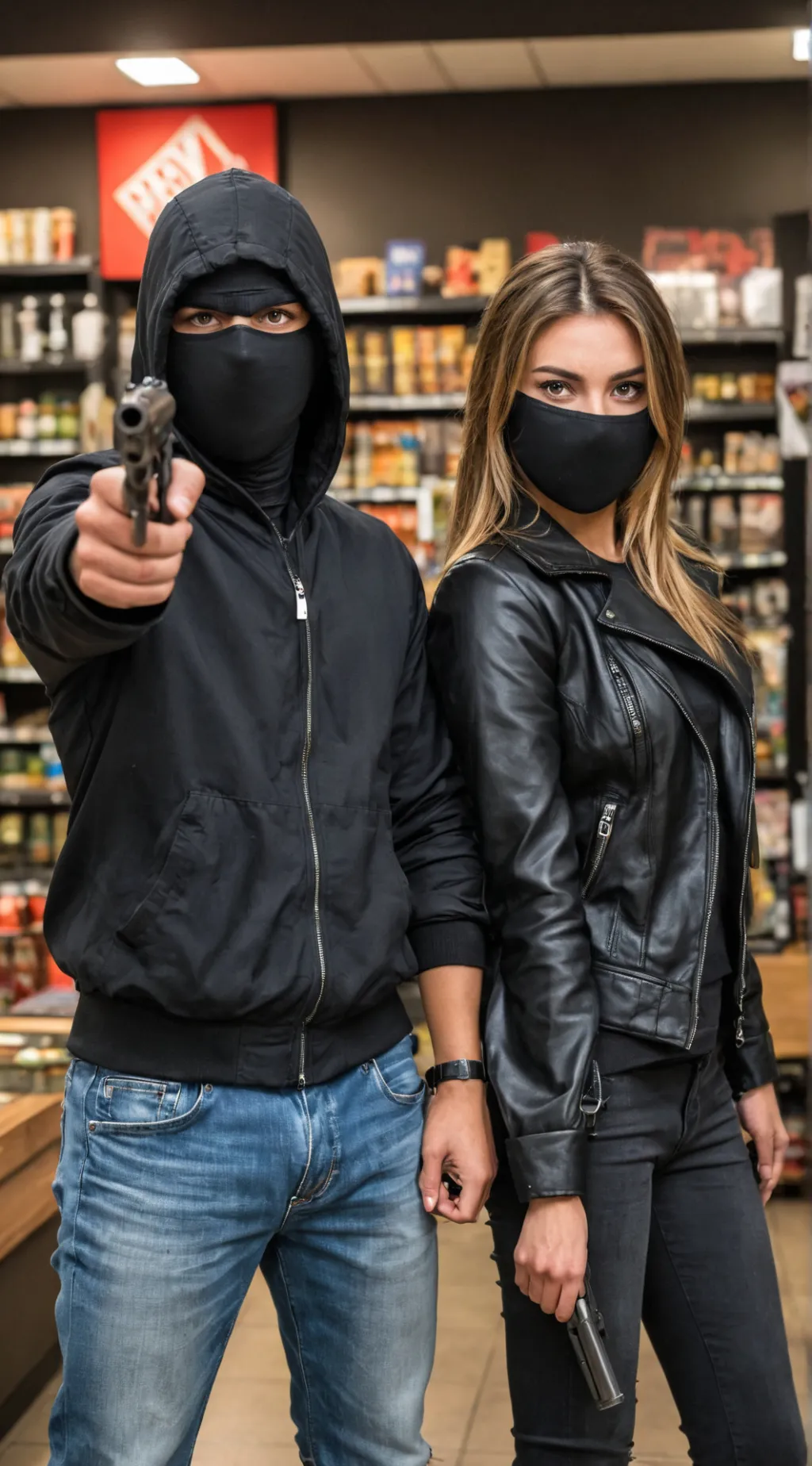 ai character: Shop Robbery background