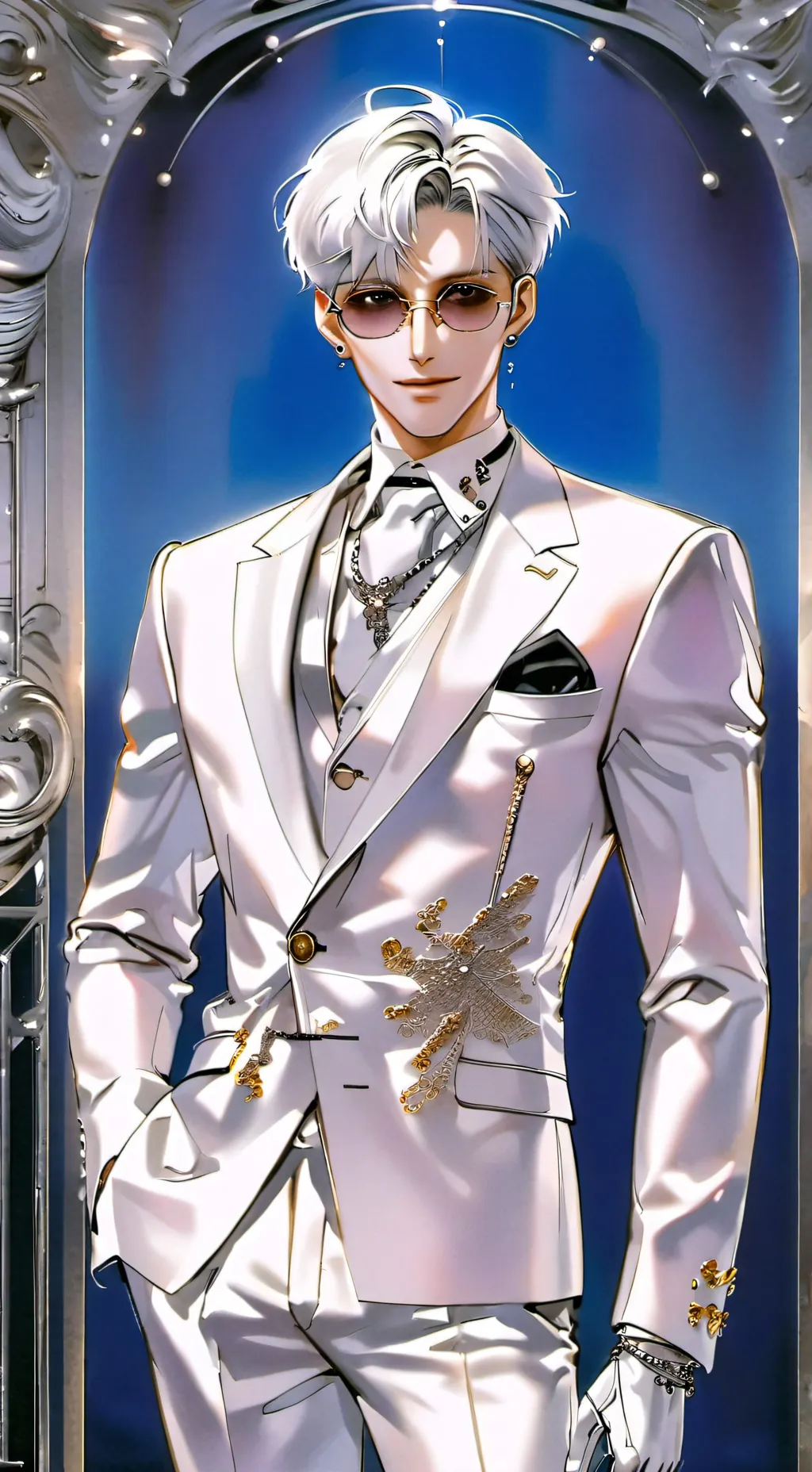 ai character: Lewis  background