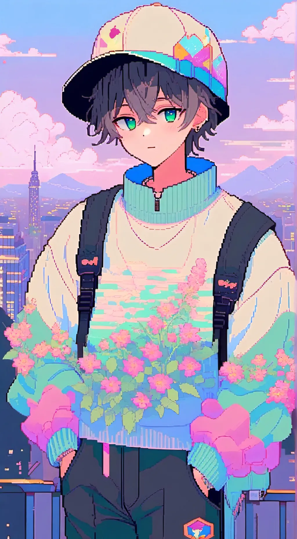 ai character: едет background
