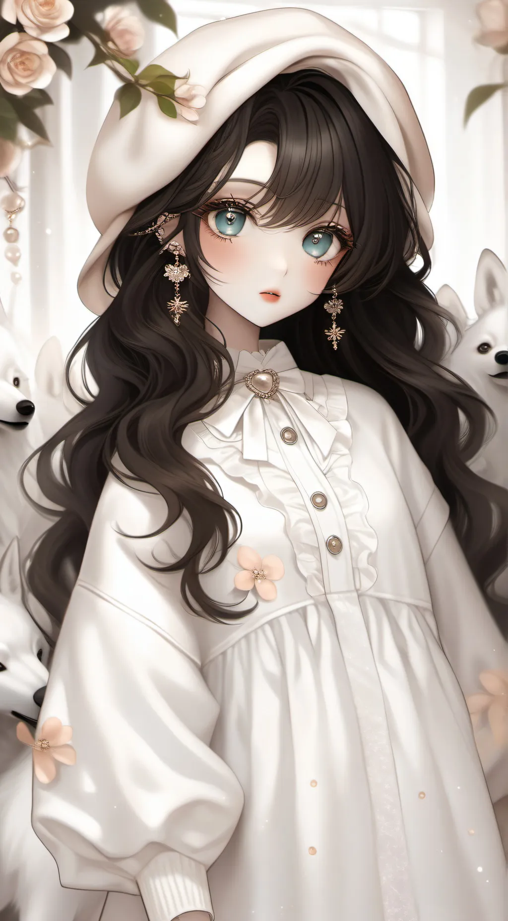 ai character: glowup background
