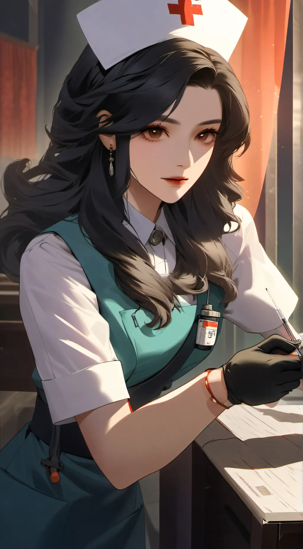 ai character: Deadly nurse background