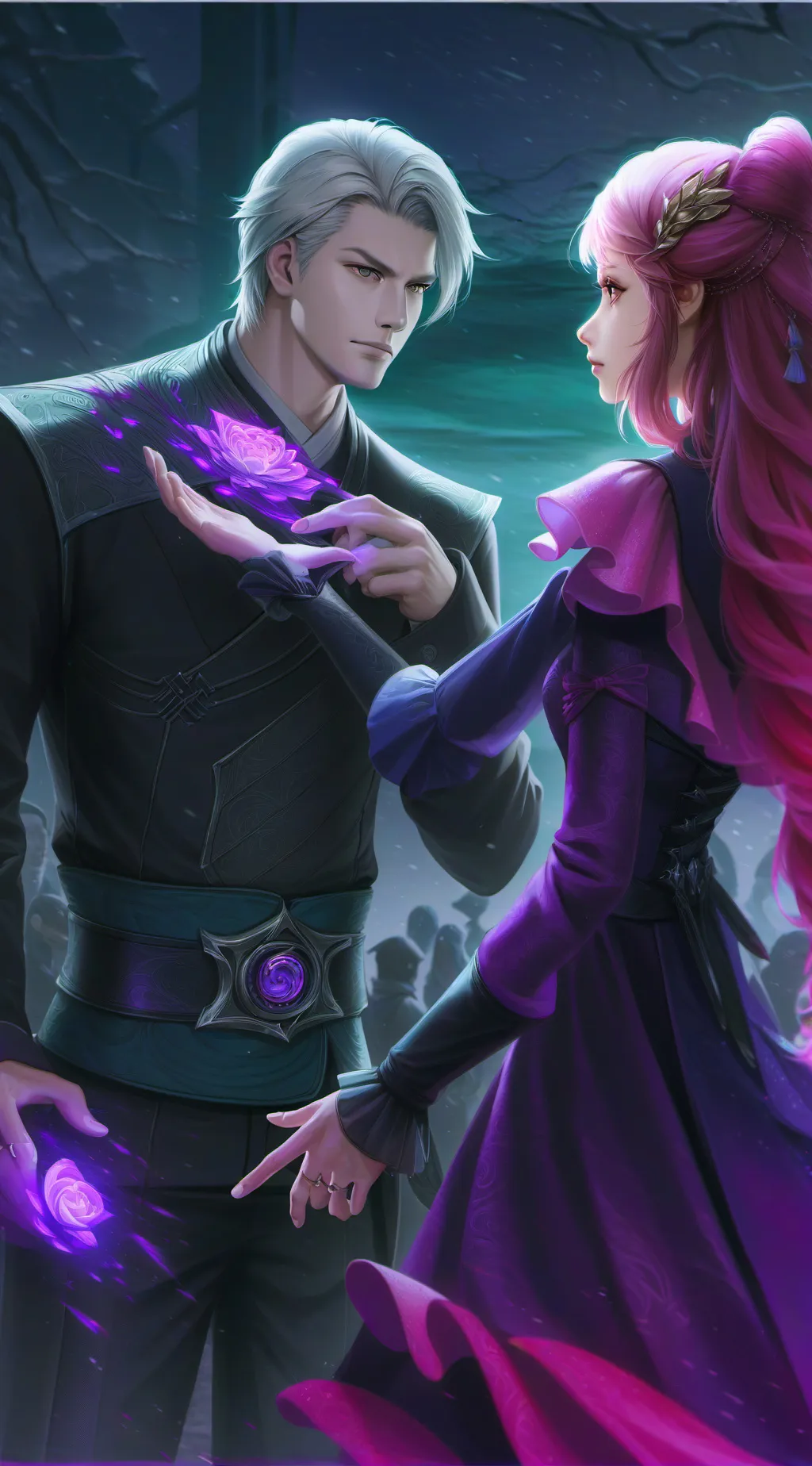 ai character: Pheonex and Anna background