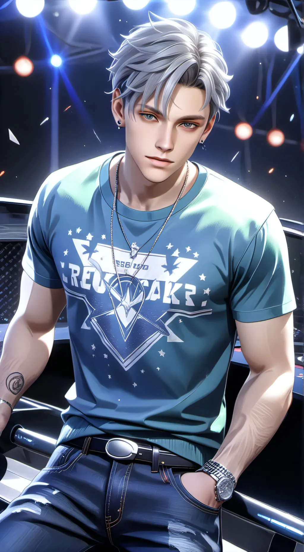 ai character: Charles Clarkson  background