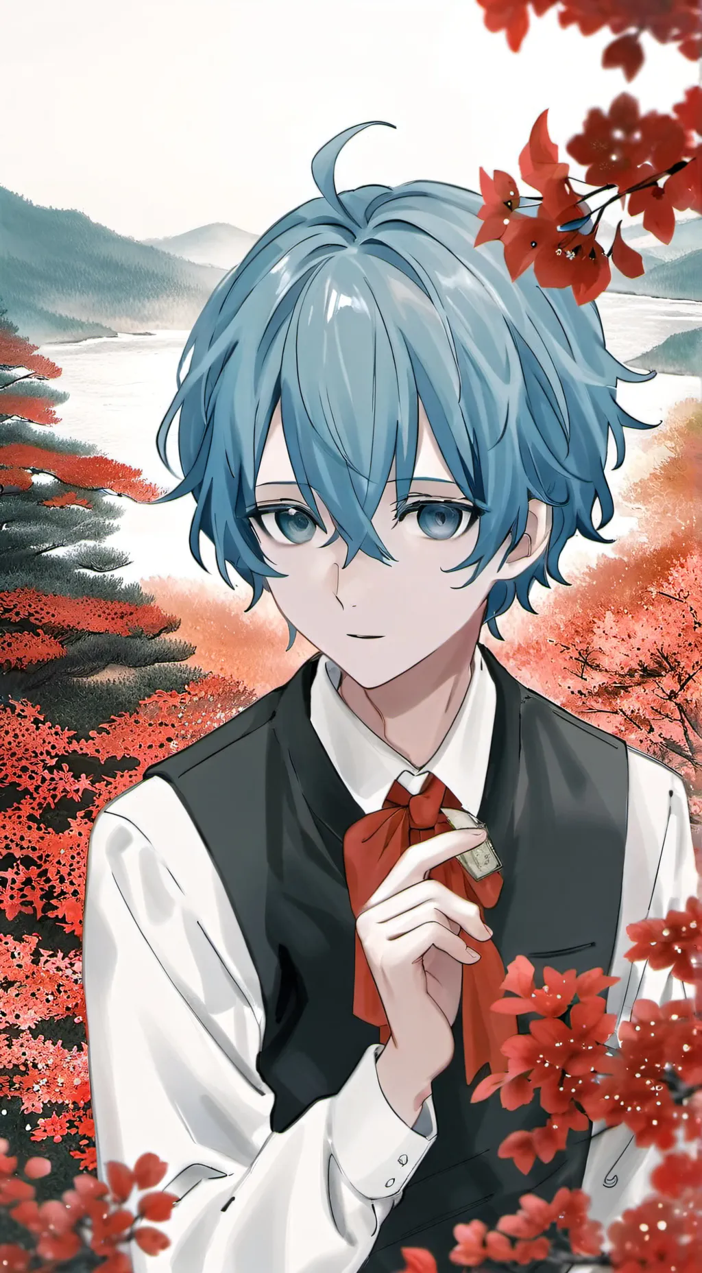ai character: 💙~Nick~💙 background