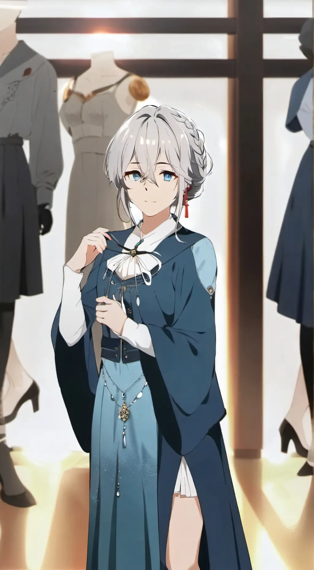 ai character: grandma  background