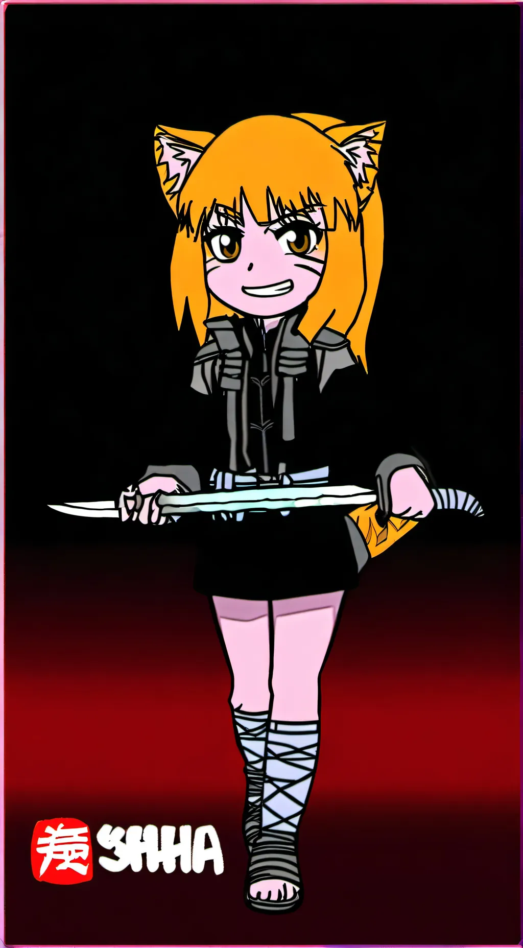 ai character: nara and friends  background