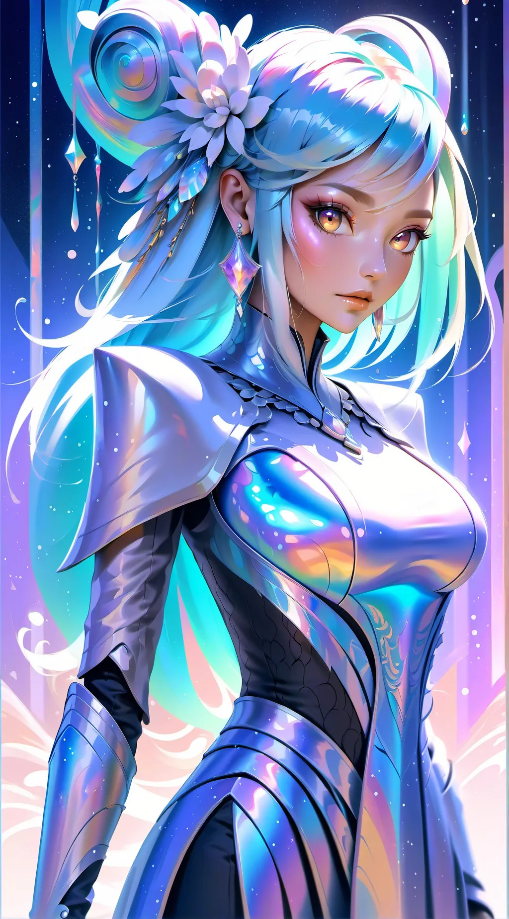 ai character: Aurora background
