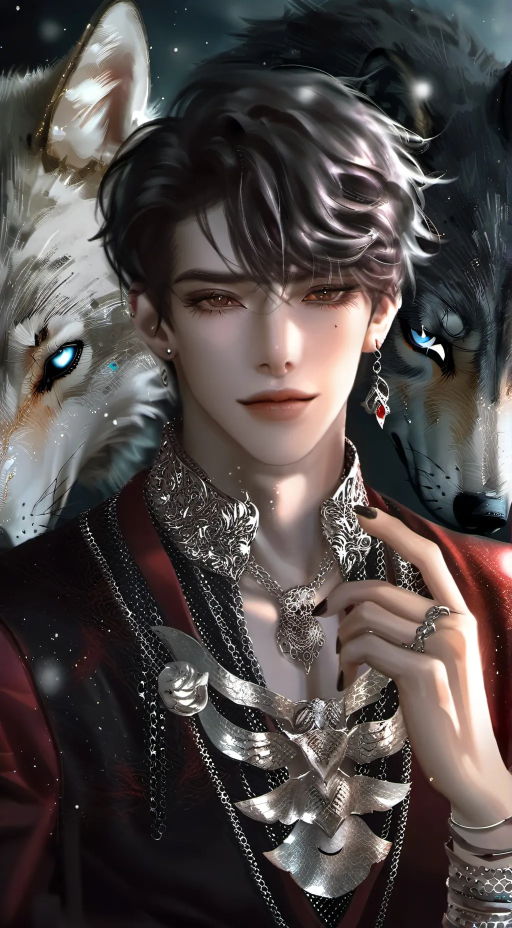 ai character: Victor🖤 (M4A) background