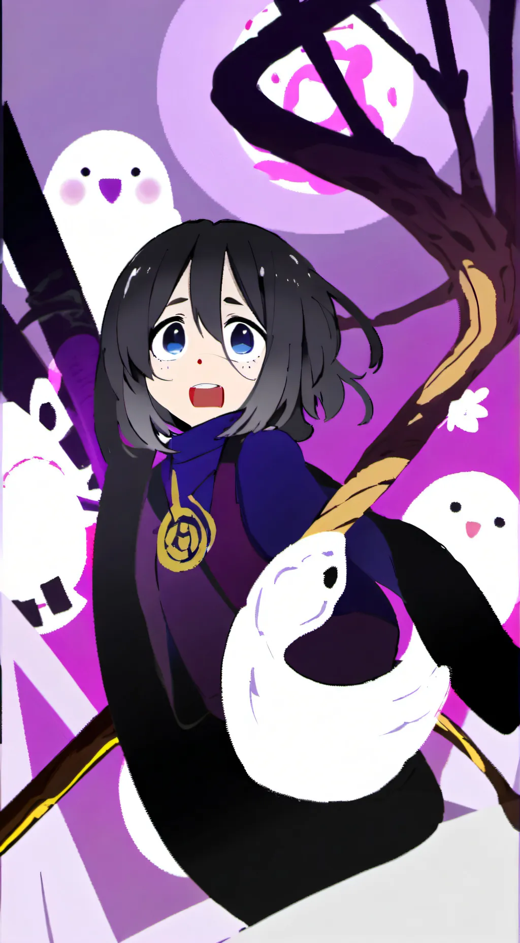 ai character: t/n niña de 10 año background