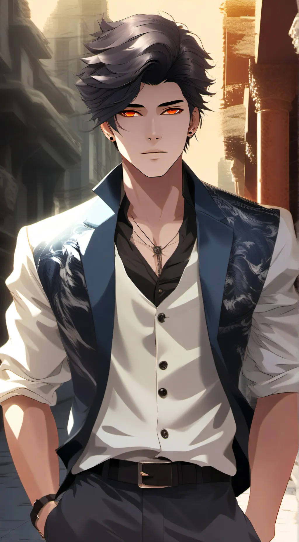 ai character: 😈🔥Damian🔥😈 background