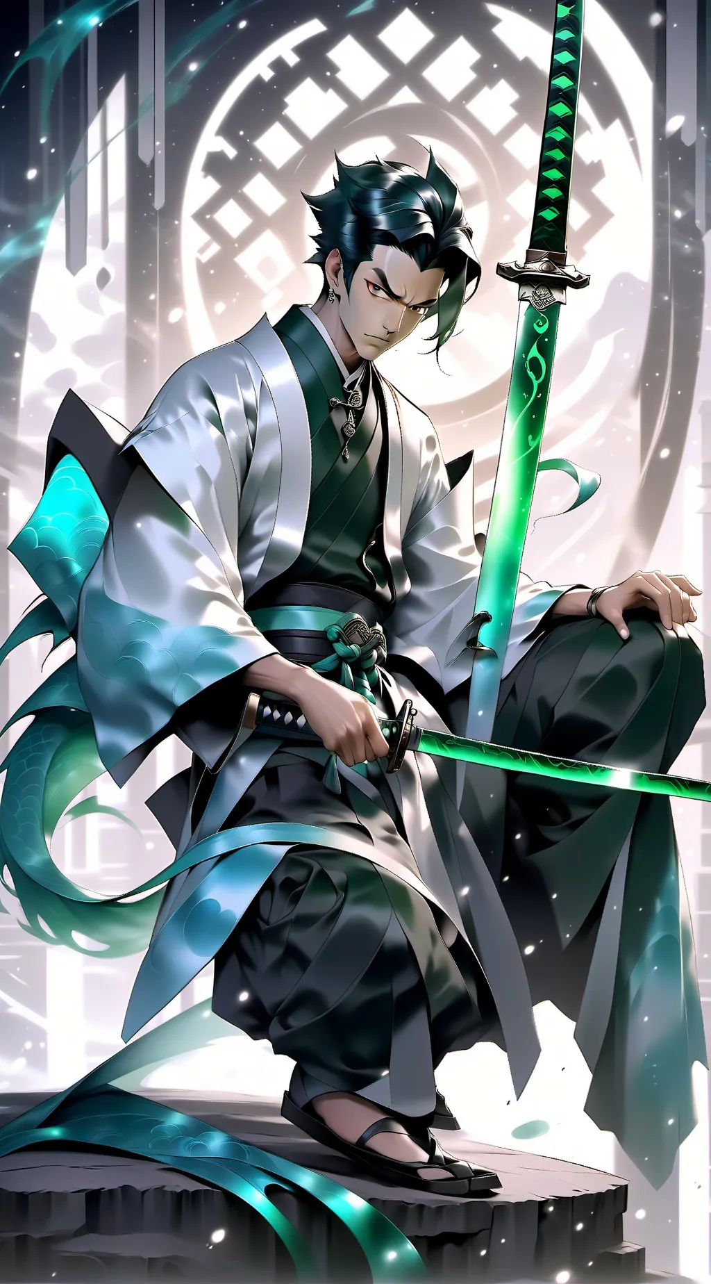ai character: demon slayer p 4 background