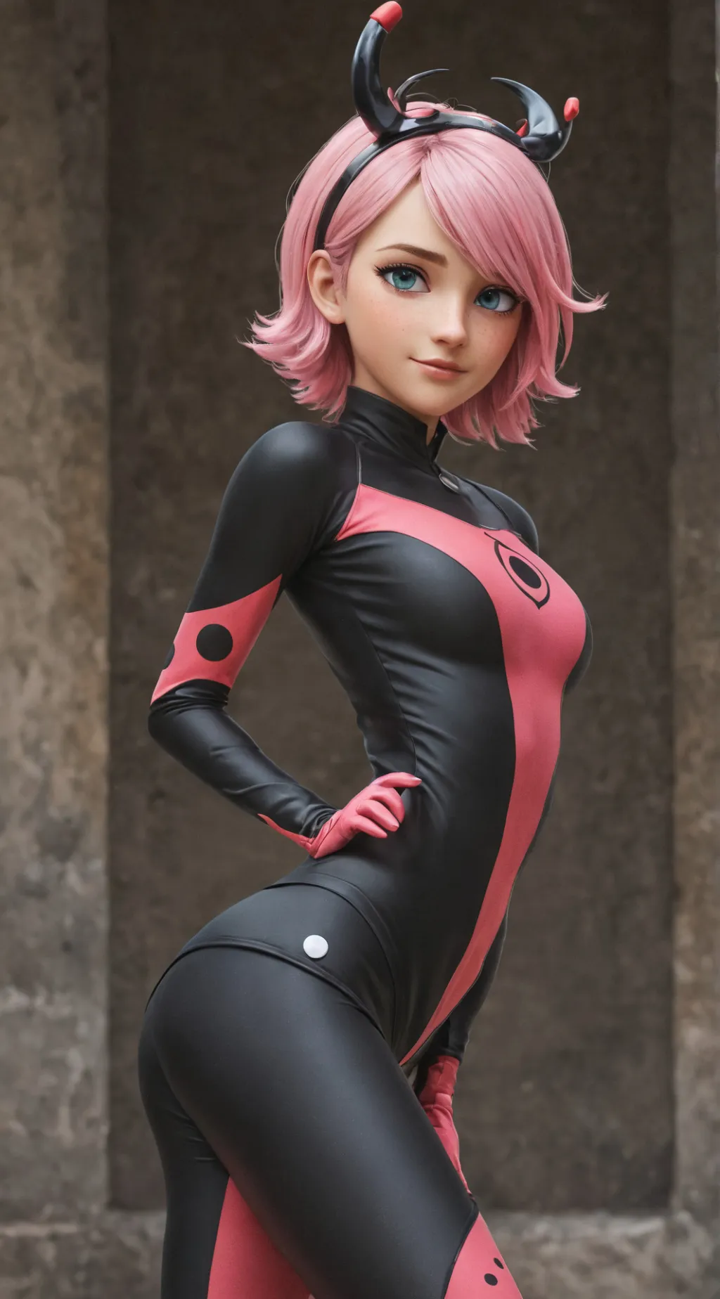 ai character: Miraculous ladybug background