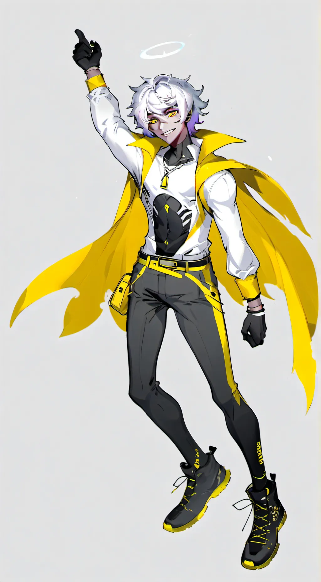 ai character: human dream sans background