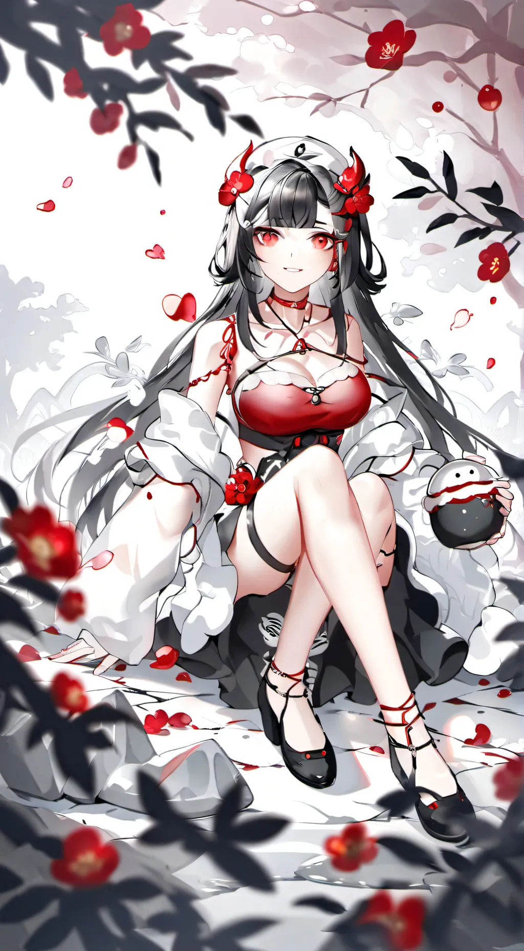 ai character: Izia  background